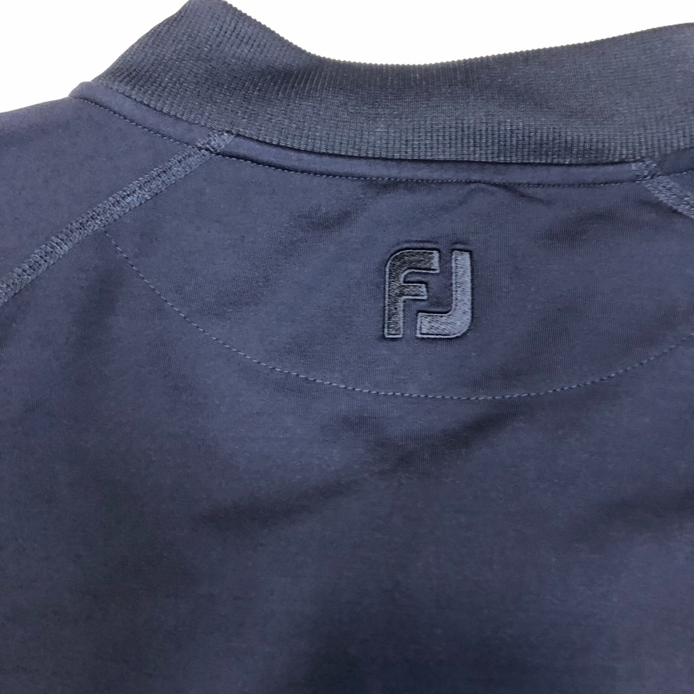 Footjoy Quarter Zip Golf Long Sleeve Navy Blue Pullover Size Large - Picture 6 of 7